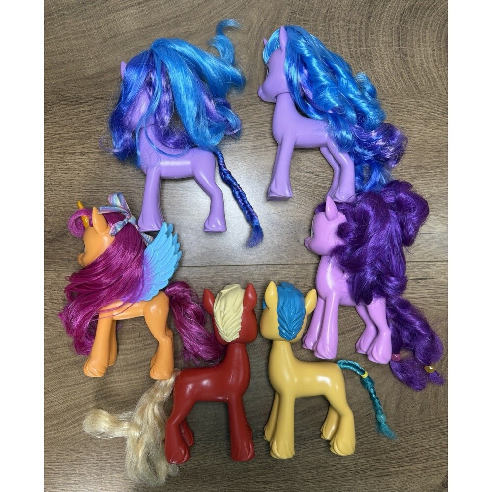 My Little Pony 6 Piece Lot A New Generation, Hitch Sprout Moonbow Starscout - Picture 2 of 6